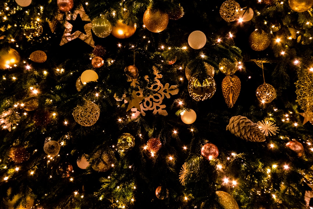 Gouden kerstballen